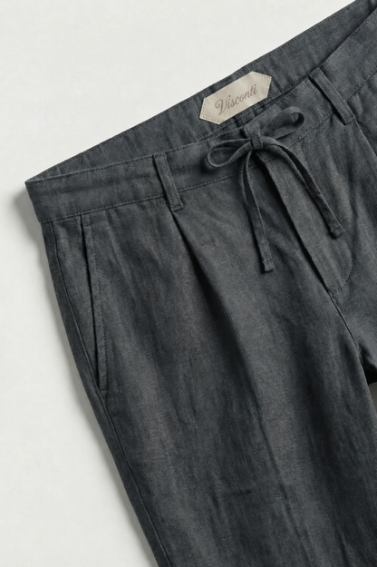 Visconti Linen Trousers - Beige