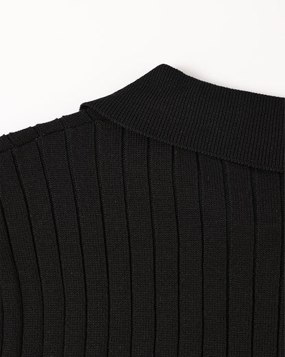 Visconti Knitted Polo Shirt - Verde