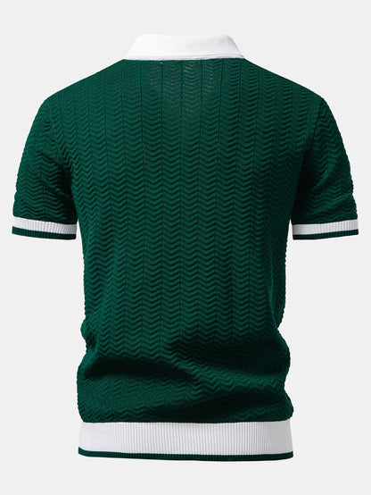 Visconti Polo in maglia Ascot - Nero