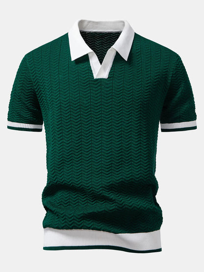 Visconti Polo in maglia Ascot - Nero